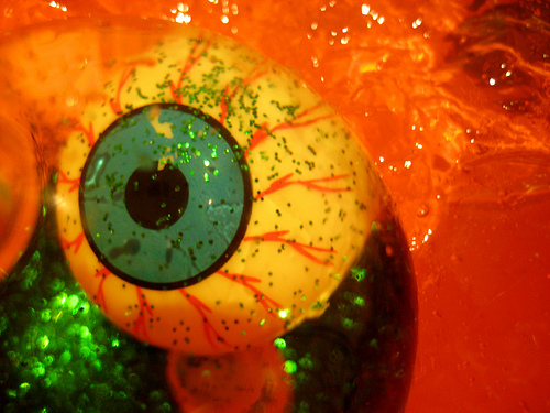 Halloween jelly messy play