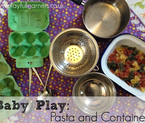 pasta and containers