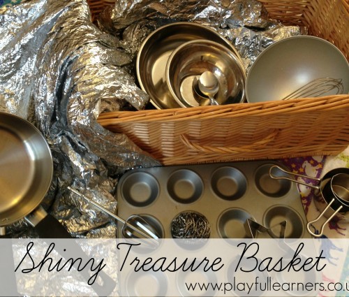 shiny treasure basket